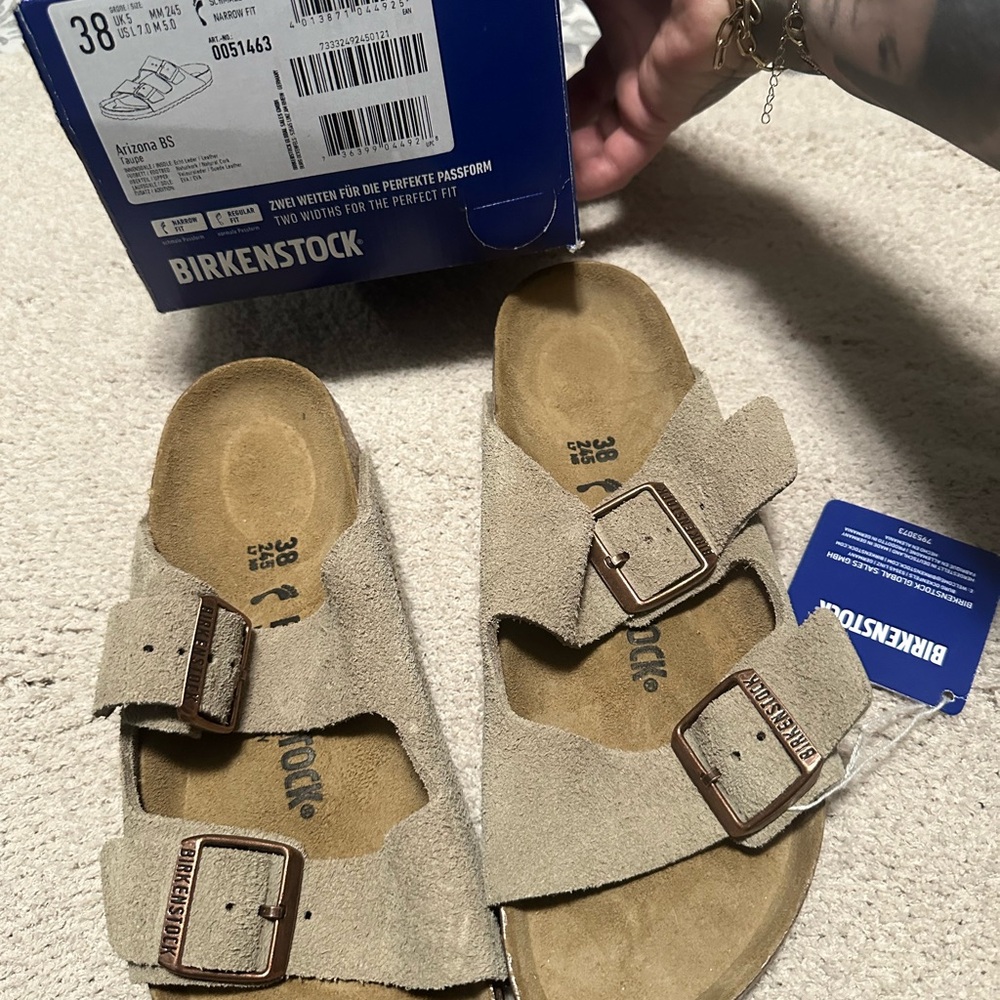 Birkenstock Arizona Suede Sandals